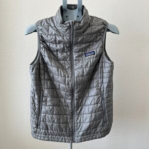 Patagonia Gray Quilted Vest